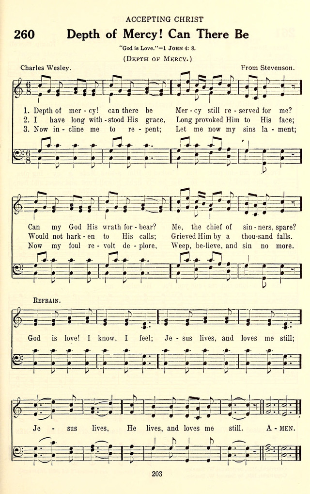  depth of mercy can there be stevenson hymnary