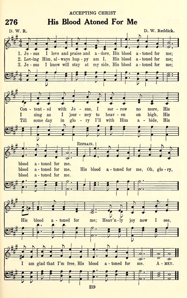 The Baptist Standard Hymnal: with responsive readings: a new book for all services page 211