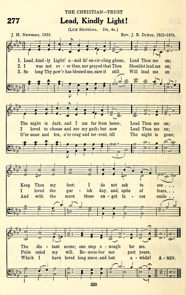 The Baptist Standard Hymnal with responsive readings a new book for all services 277. Lead