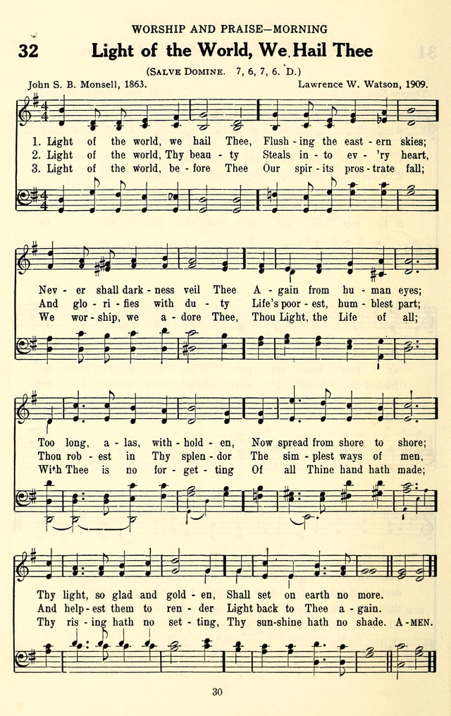 The Baptist Standard Hymnal: with responsive readings: a new book for all services page 22