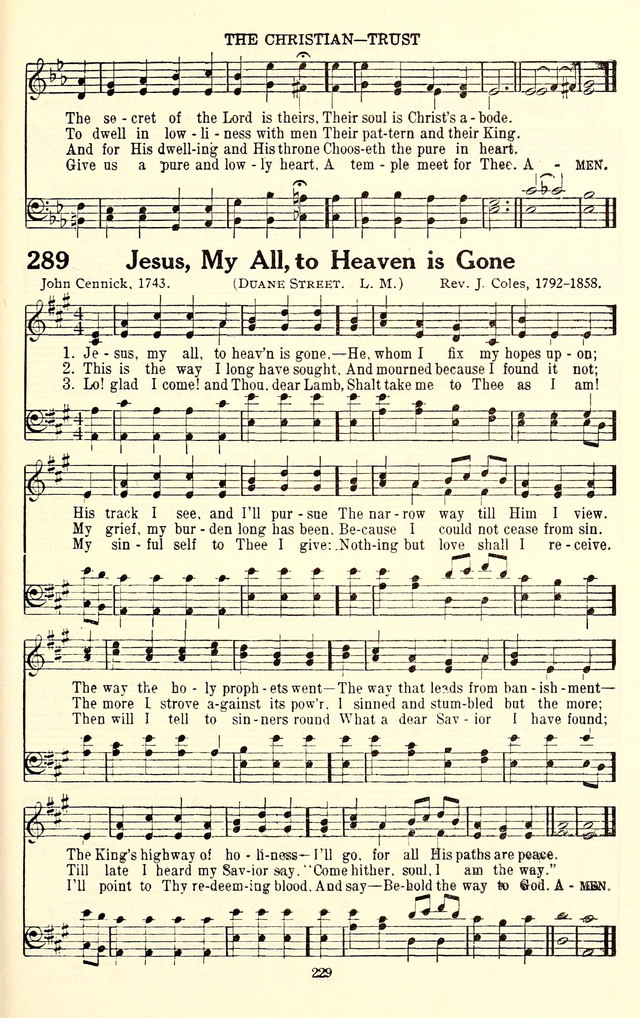 The Baptist Standard Hymnal: with responsive readings: a new book for all services page 221