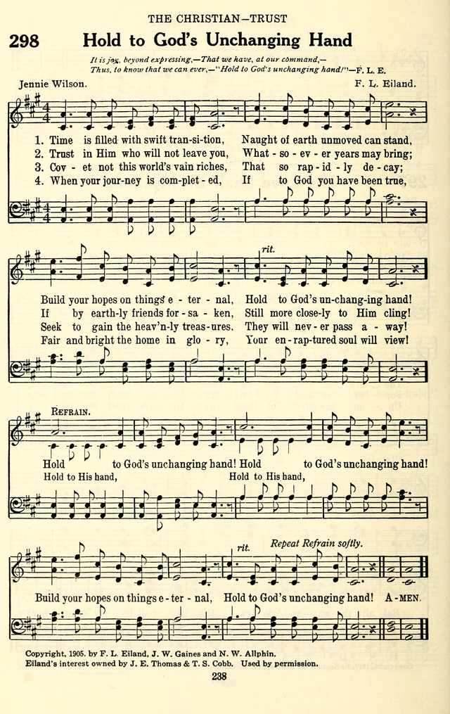 The Baptist Standard Hymnal: with responsive readings: a new book for all services page 230