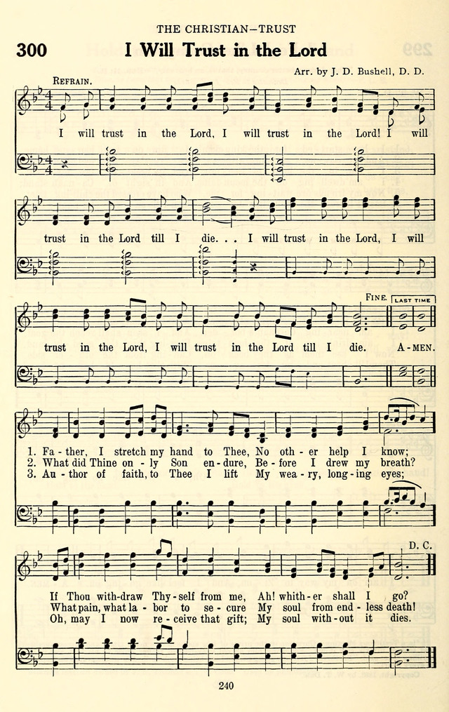 The Baptist Standard Hymnal: with responsive readings: a new book for all services page 232