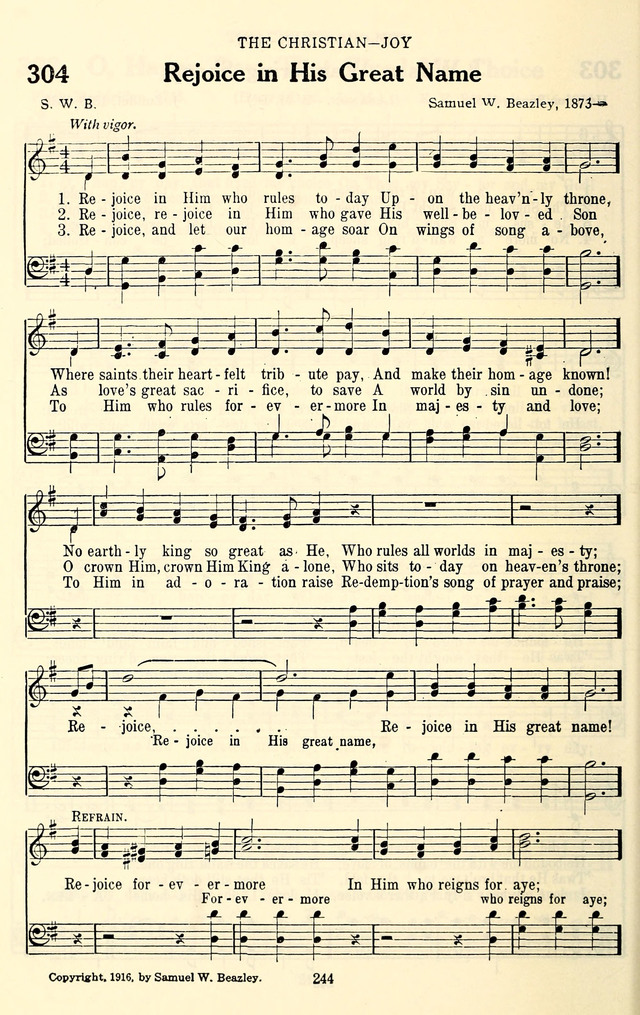 The Baptist Standard Hymnal: with responsive readings: a new book for all services page 236