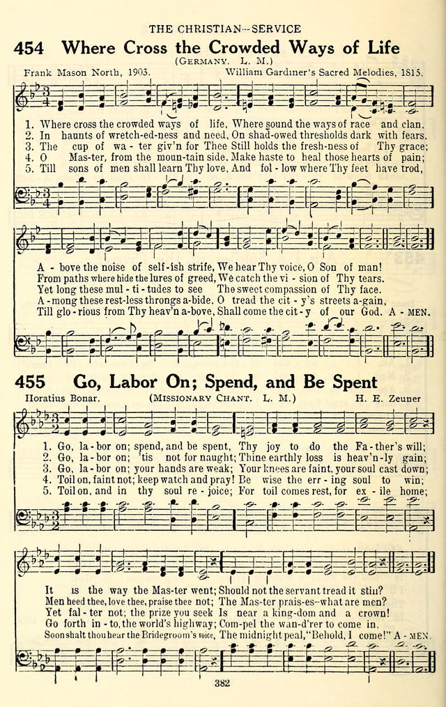The Baptist Standard Hymnal: with responsive readings: a new book for all services page 374