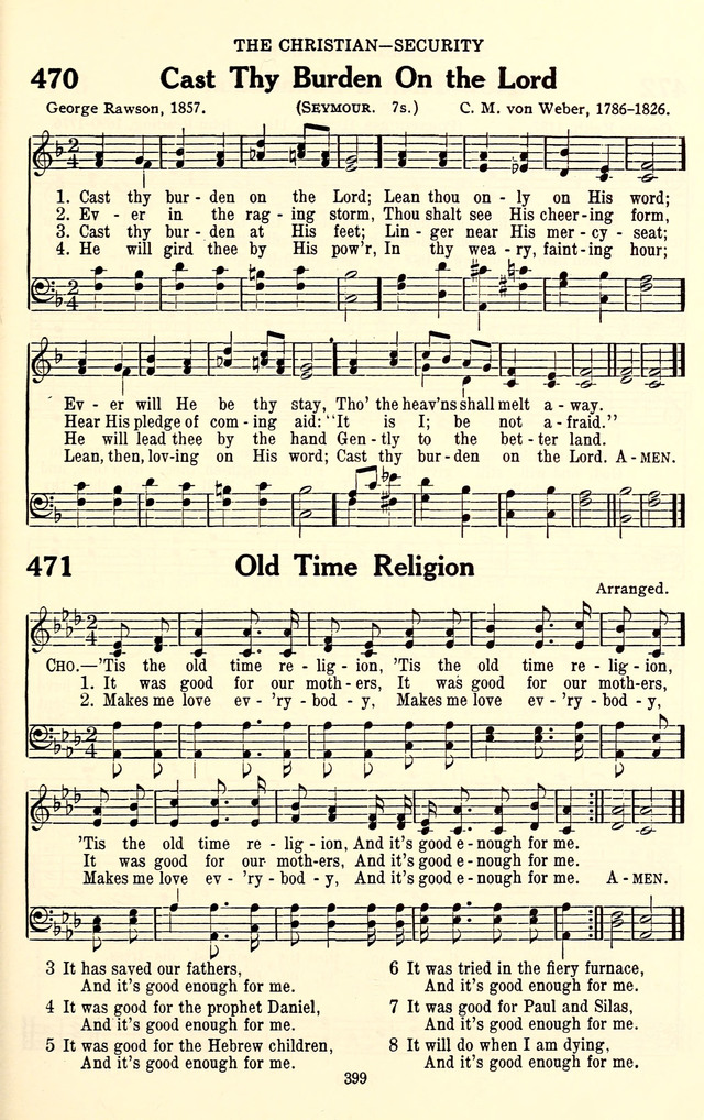 The Baptist Standard Hymnal: with responsive readings: a new book for all services page 391