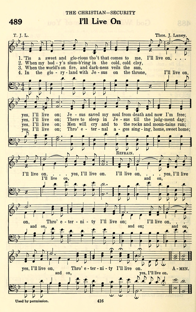 The Baptist Standard Hymnal: with responsive readings: a new book for all services page 408