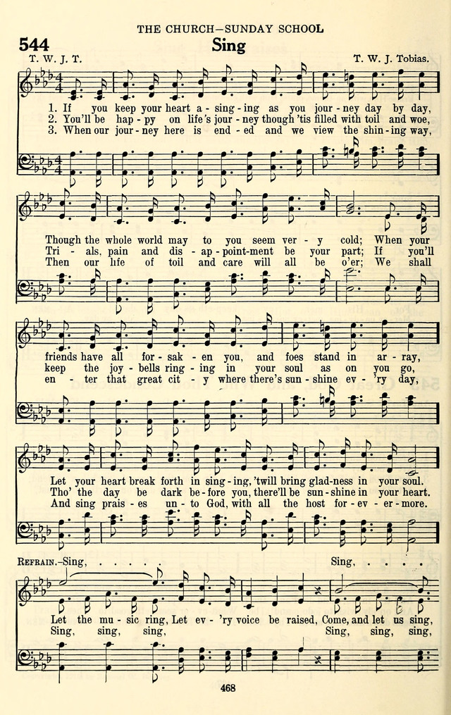 The Baptist Standard Hymnal: with responsive readings: a new book for all services page 460