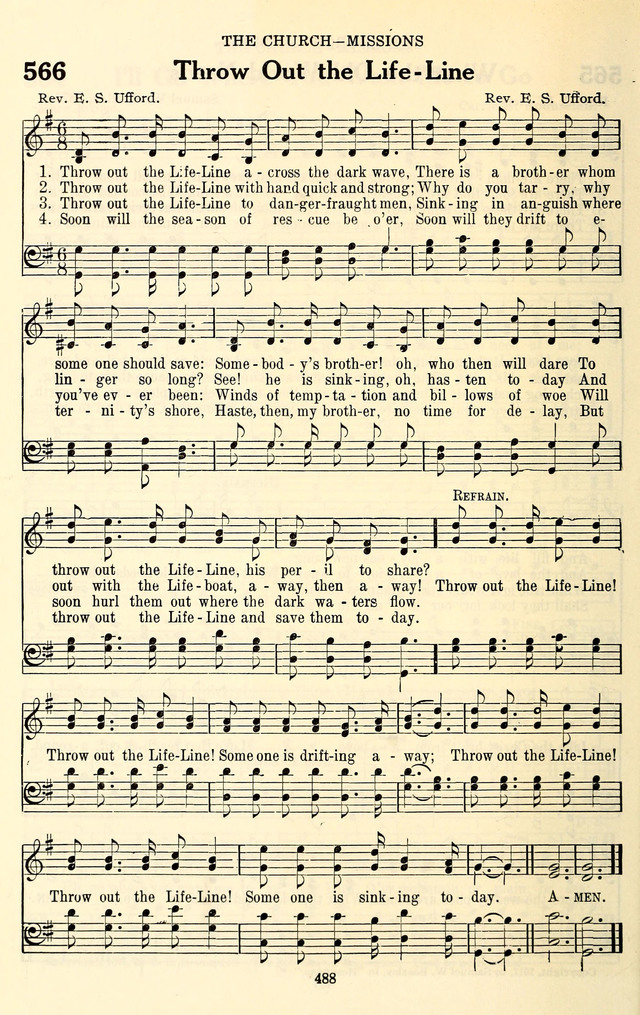 The Baptist Standard Hymnal: with responsive readings: a new book for all services page 480