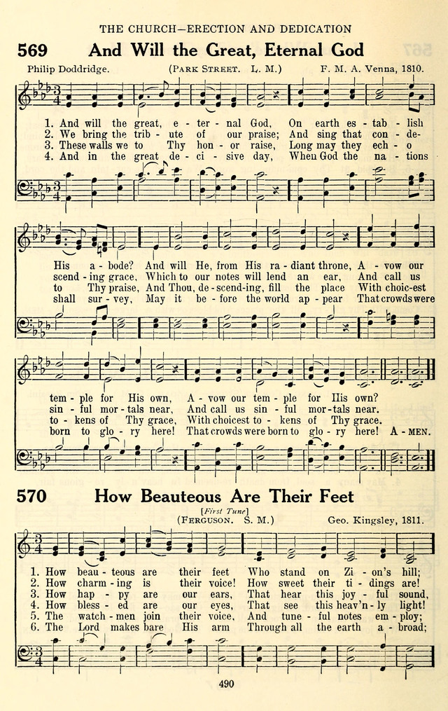 The Baptist Standard Hymnal: with responsive readings: a new book for all services page 482