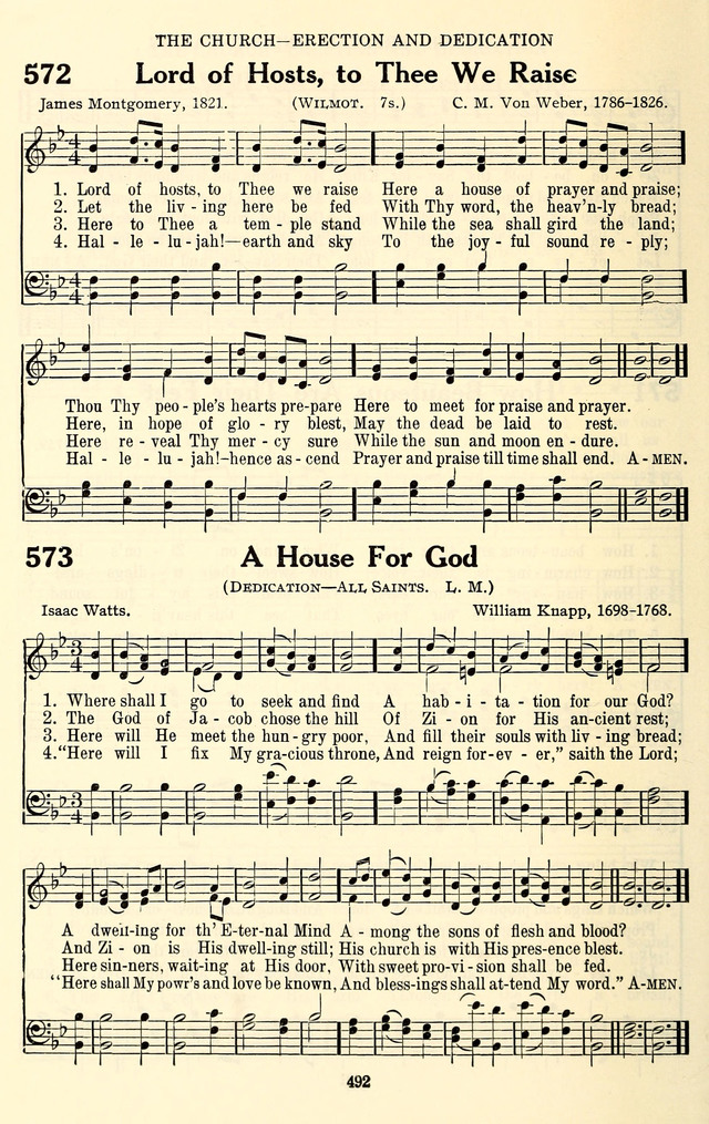 The Baptist Standard Hymnal: with responsive readings: a new book for all services page 484