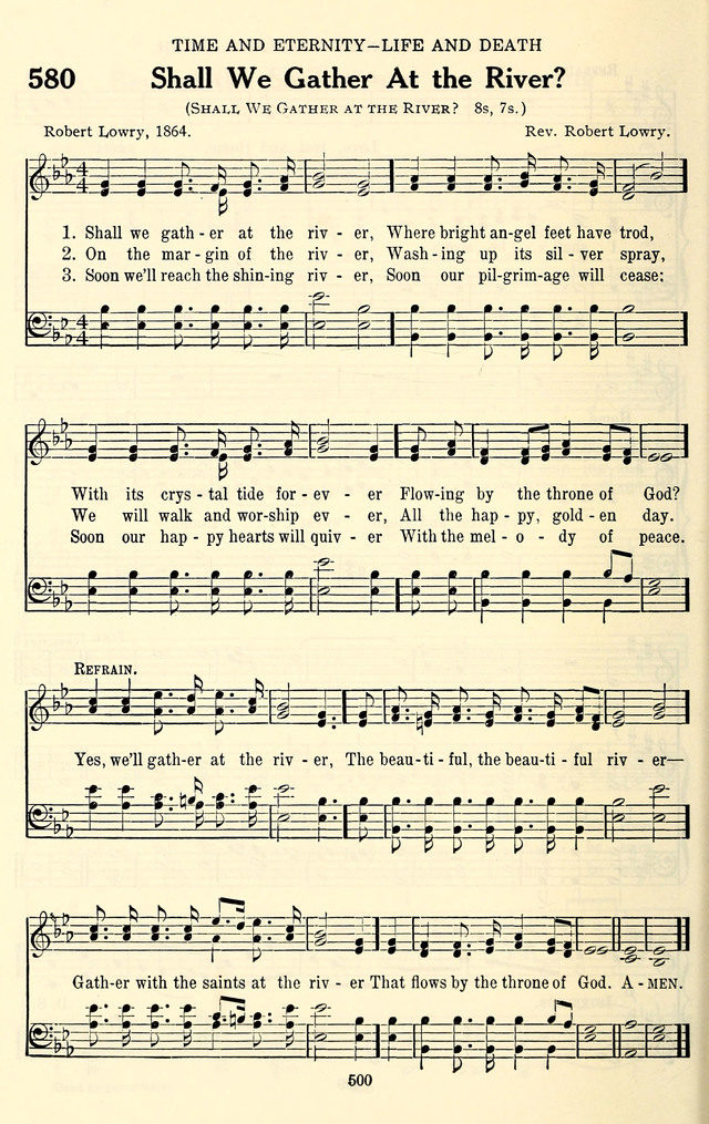 The Baptist Standard Hymnal: with responsive readings: a new book for all services page 492