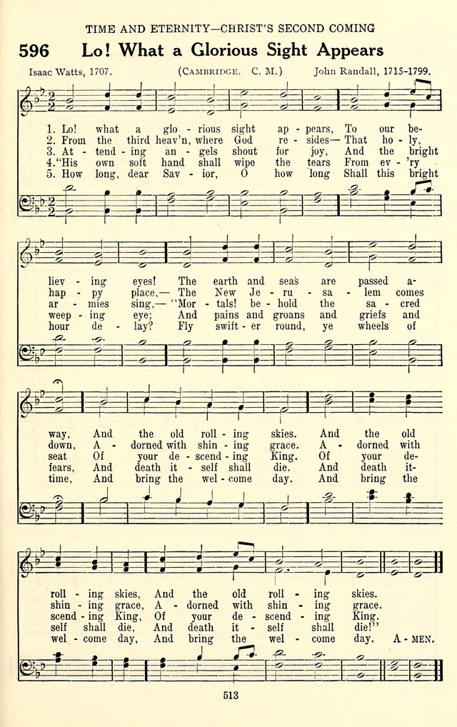 The Baptist Standard Hymnal: with responsive readings: a new book for all services page 505