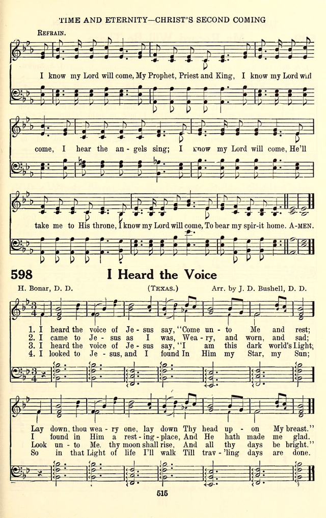 The Baptist Standard Hymnal: with responsive readings: a new book for all services page 507