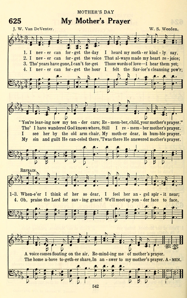 The Baptist Standard Hymnal: with responsive readings: a new book for all services page 534