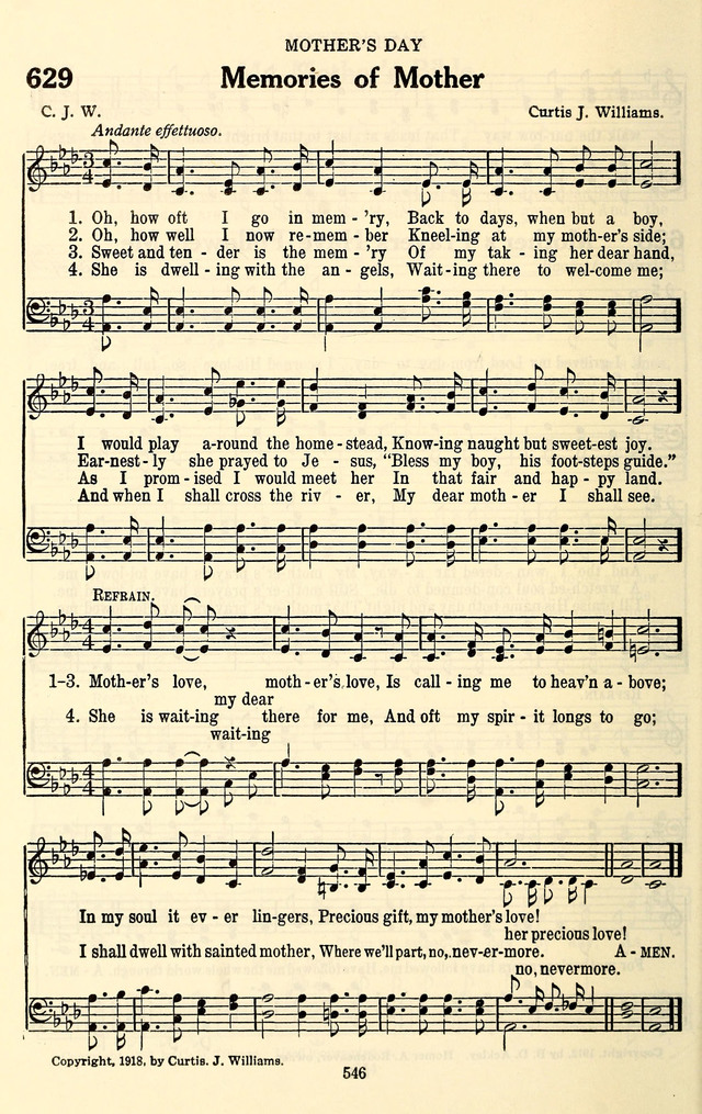 The Baptist Standard Hymnal: with responsive readings: a new book for all services page 538