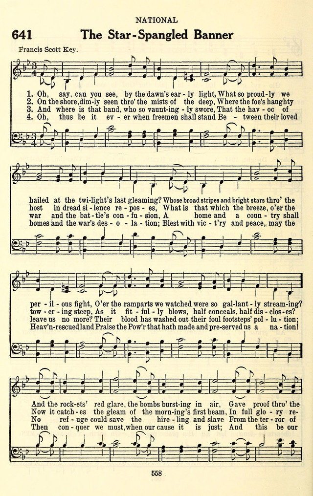 The Baptist Standard Hymnal: with responsive readings: a new book for all services page 550
