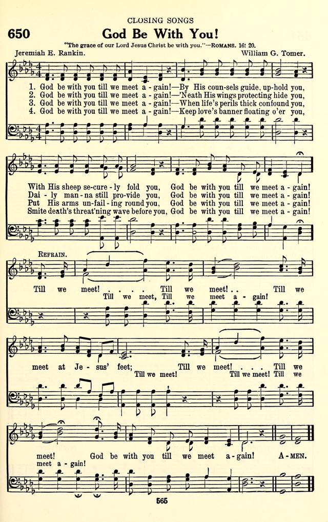 The Baptist Standard Hymnal: with responsive readings: a new book for all services page 557