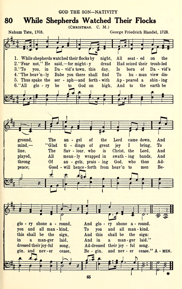 The Baptist Standard Hymnal: with responsive readings: a new book for all services page 57
