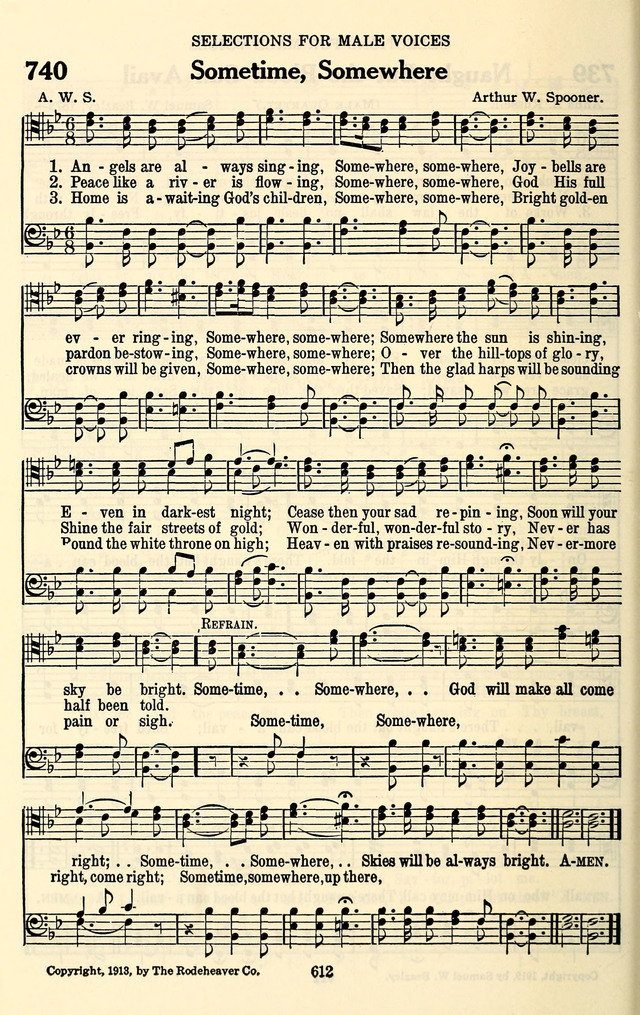 The Baptist Standard Hymnal: with responsive readings: a new book for all services page 604