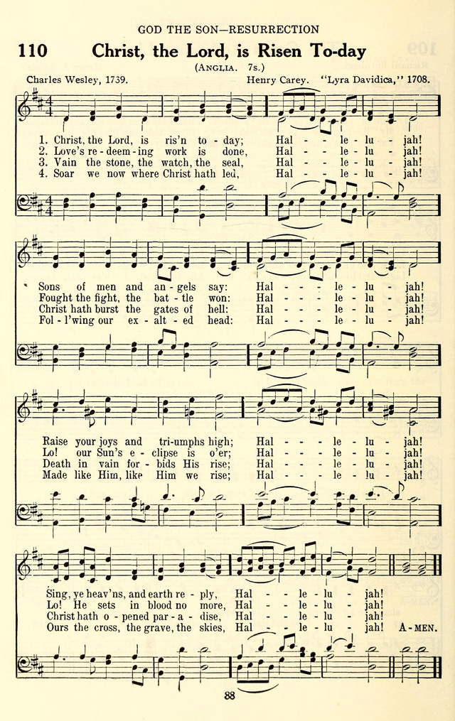 The Baptist Standard Hymnal: with responsive readings: a new book for all services page 80