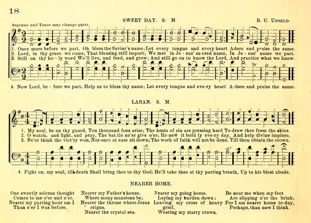 Bible School Hymns and Sacred Songs for Sunday Schools and Other Religious Services page 18