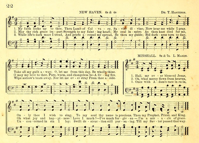 Bible School Hymns and Sacred Songs for Sunday Schools and Other Religious Services page 22