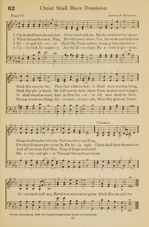 The Bible Songs Hymnal: a Selection of Psalms and Hymns for use in the church, the Bible school, the young people