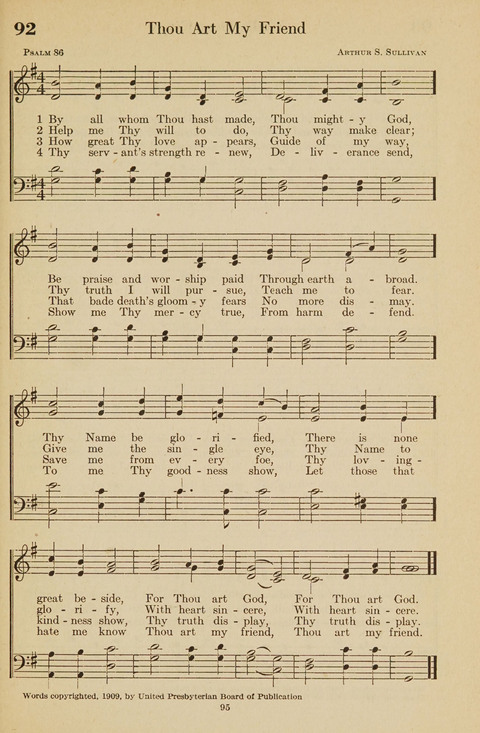 The Bible Songs Hymnal: a Selection of Psalms and Hymns for use in the church, the Bible school, the young people