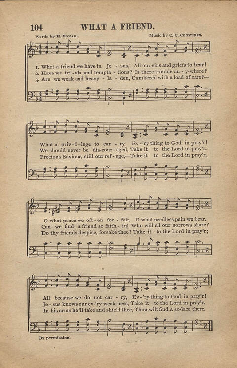Beautiful Songs of Zion: a Collection of New and Old Songs Suited to All Kinds of Religious Work and Worship page 107