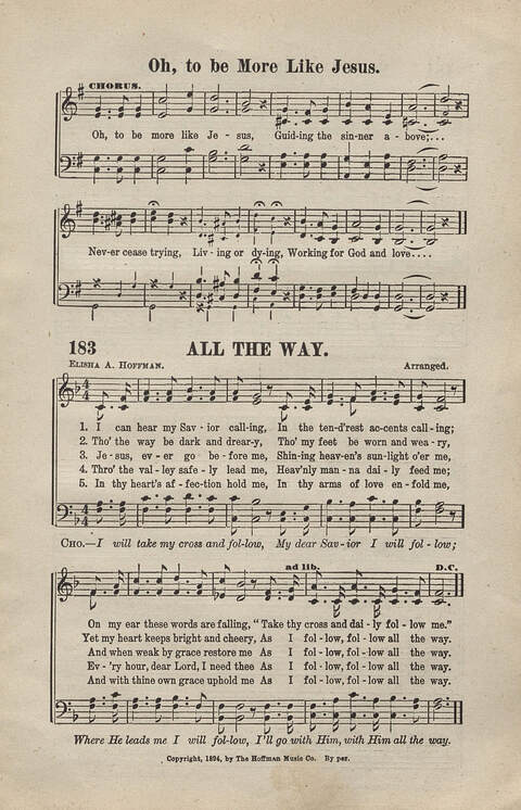 Beautiful Songs of Zion: a Collection of New and Old Songs Suited to All Kinds of Religious Work and Worship page 167