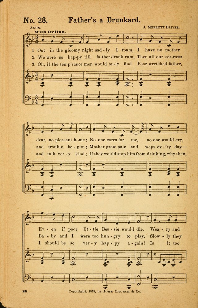 Bible Temperance Hymns page 21