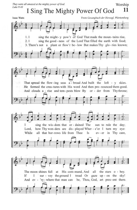 Bible Truth Hymns page 11