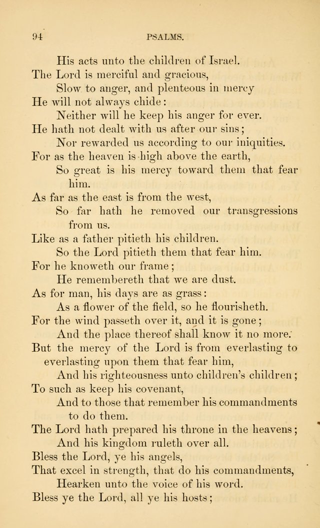 Book of vespers: an order of evening worship ; with select Psalms and hymns. page 101