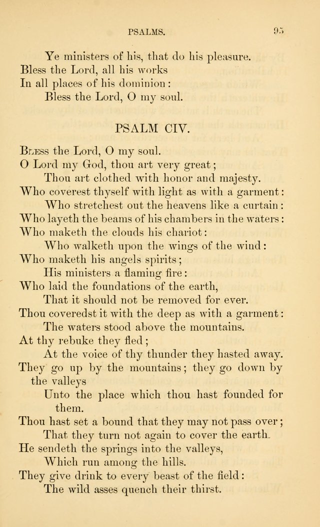 Book of vespers: an order of evening worship ; with select Psalms and hymns. page 102