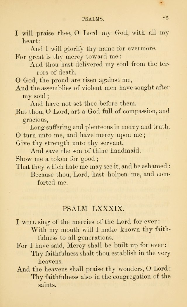 Book of vespers: an order of evening worship ; with select Psalms and hymns. page 92