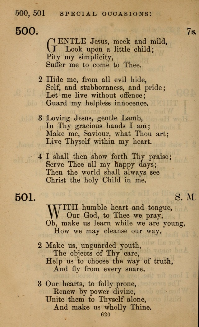 Book of Worship (Rev. ed.) 500. Gentle Jesus, meek and mild | Hymnary.org