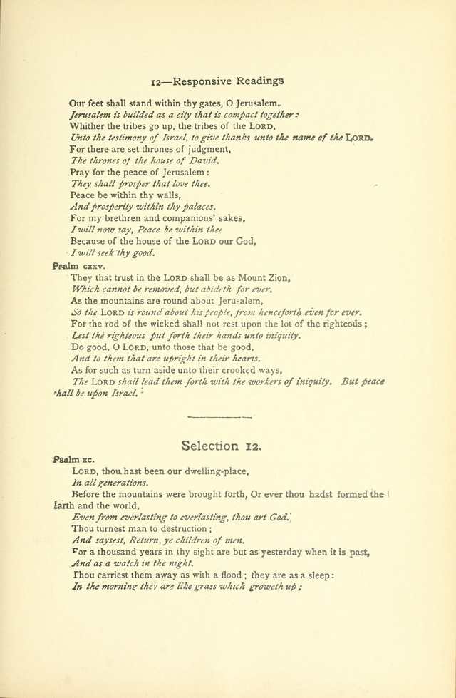 Book of Worship: containing orders of worship, scripture selections for responsive reading, hymns page 48