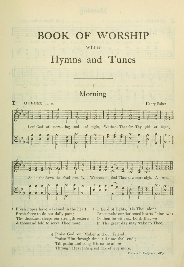 Book of Worship with Hymns and Tunes  page 271