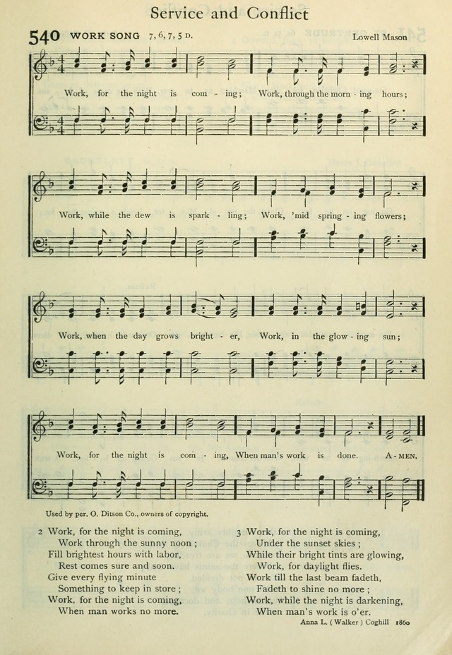Book of Worship with Hymns and Tunes  page 687