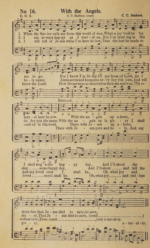 Beth-el Bells: a book of gospel songs for all christian work and worship page 16