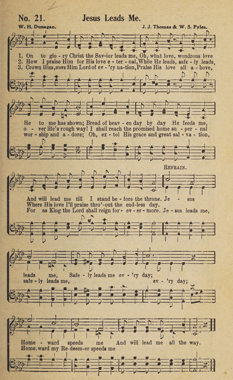 Beth-el Bells: a book of gospel songs for all christian work and worship page 21
