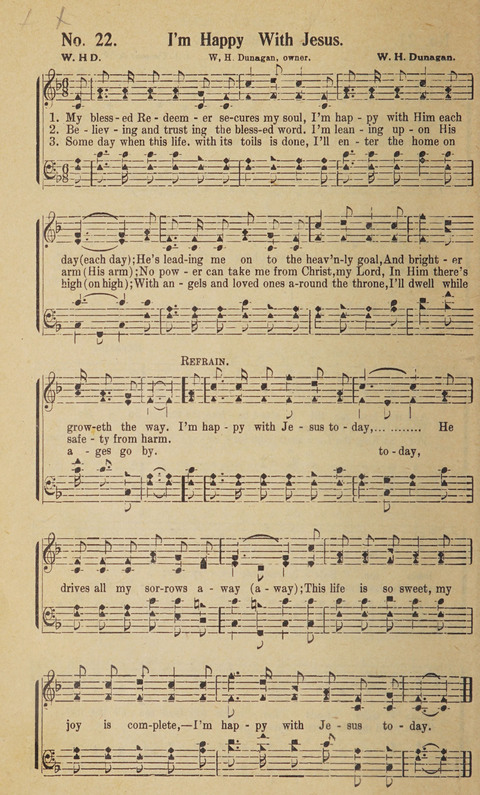 Beth-el Bells: a book of gospel songs for all christian work and worship page 22
