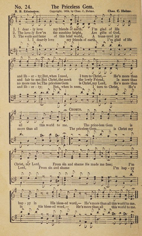 Beth-el Bells: a book of gospel songs for all christian work and worship page 24