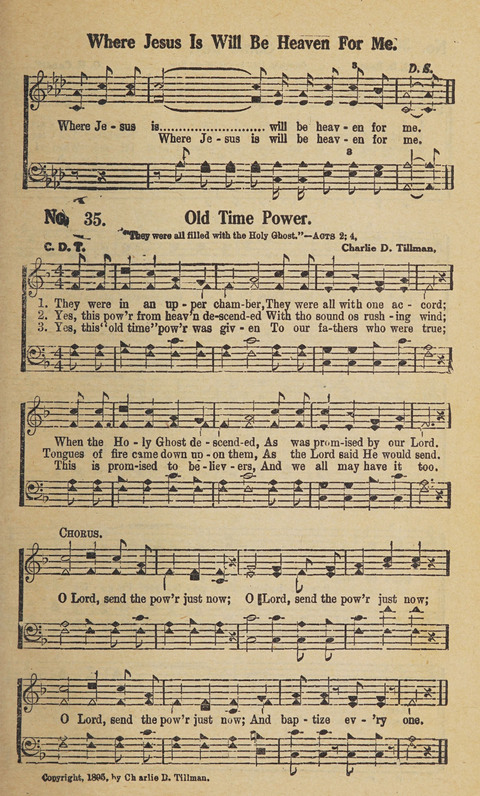 Beth-el Bells: a book of gospel songs for all christian work and worship page 33