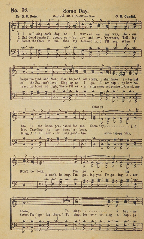 Beth-el Bells: a book of gospel songs for all christian work and worship page 34