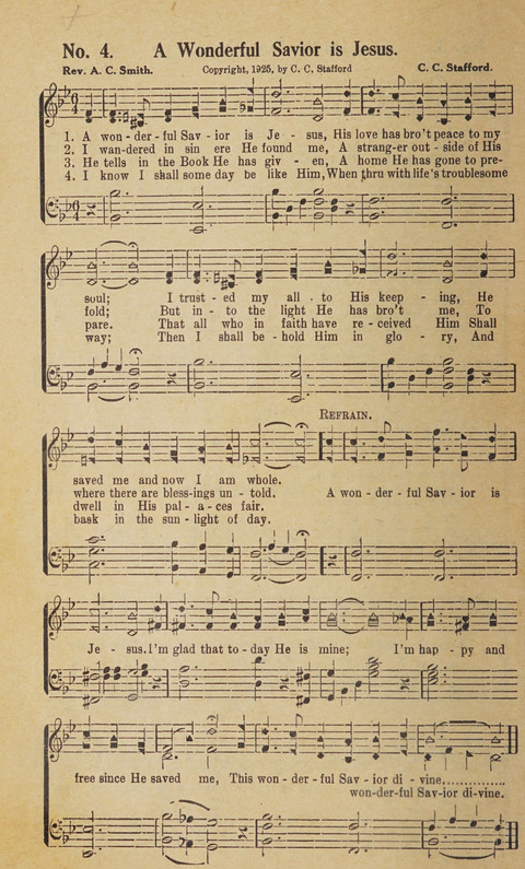 Beth-el Bells: a book of gospel songs for all christian work and worship page 4