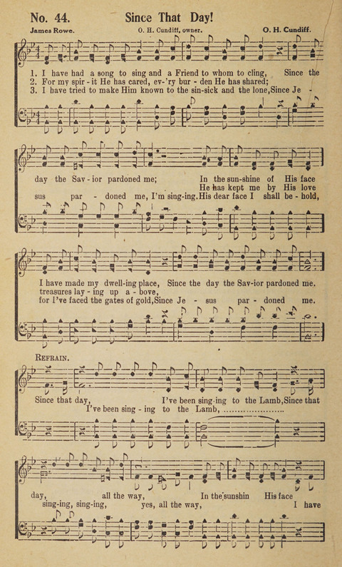 Beth-el Bells: a book of gospel songs for all christian work and worship page 42