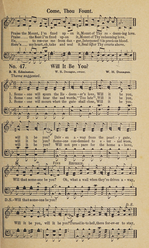 Beth-el Bells: a book of gospel songs for all christian work and worship page 45