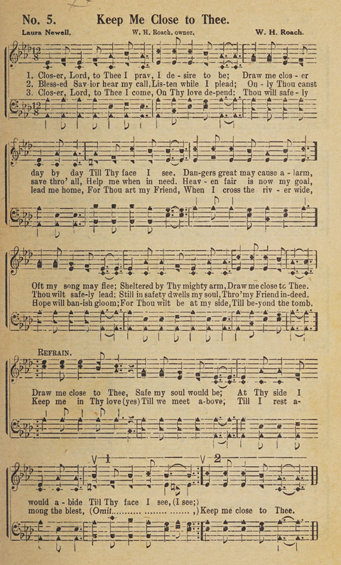 Beth-el Bells: a book of gospel songs for all christian work and worship page 5